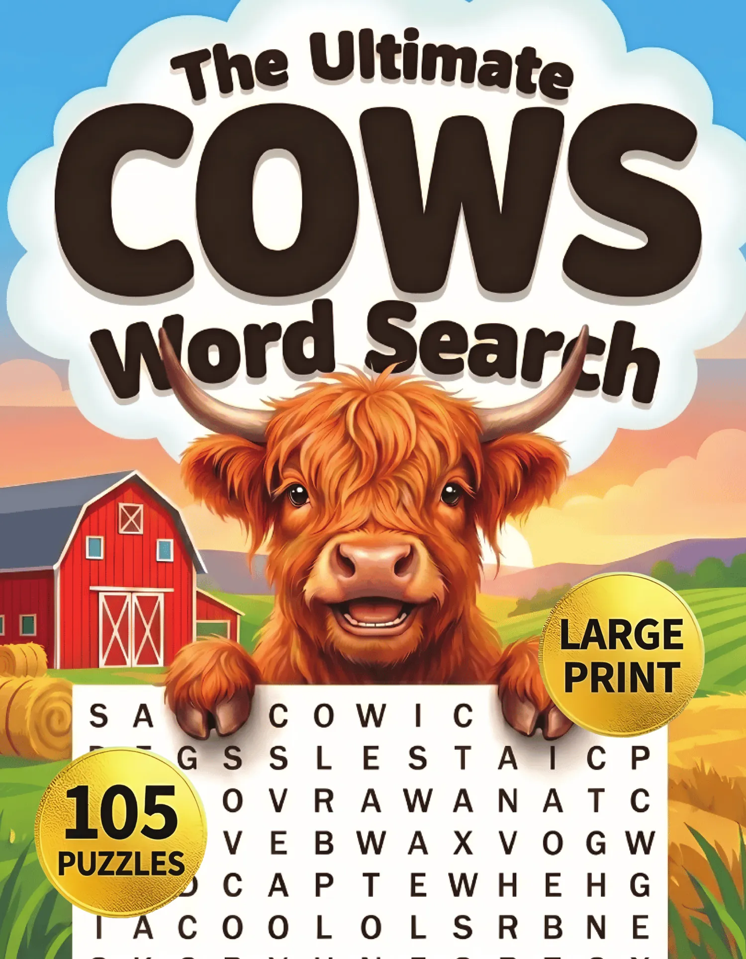 The Ultimate Cows Word Search cover
