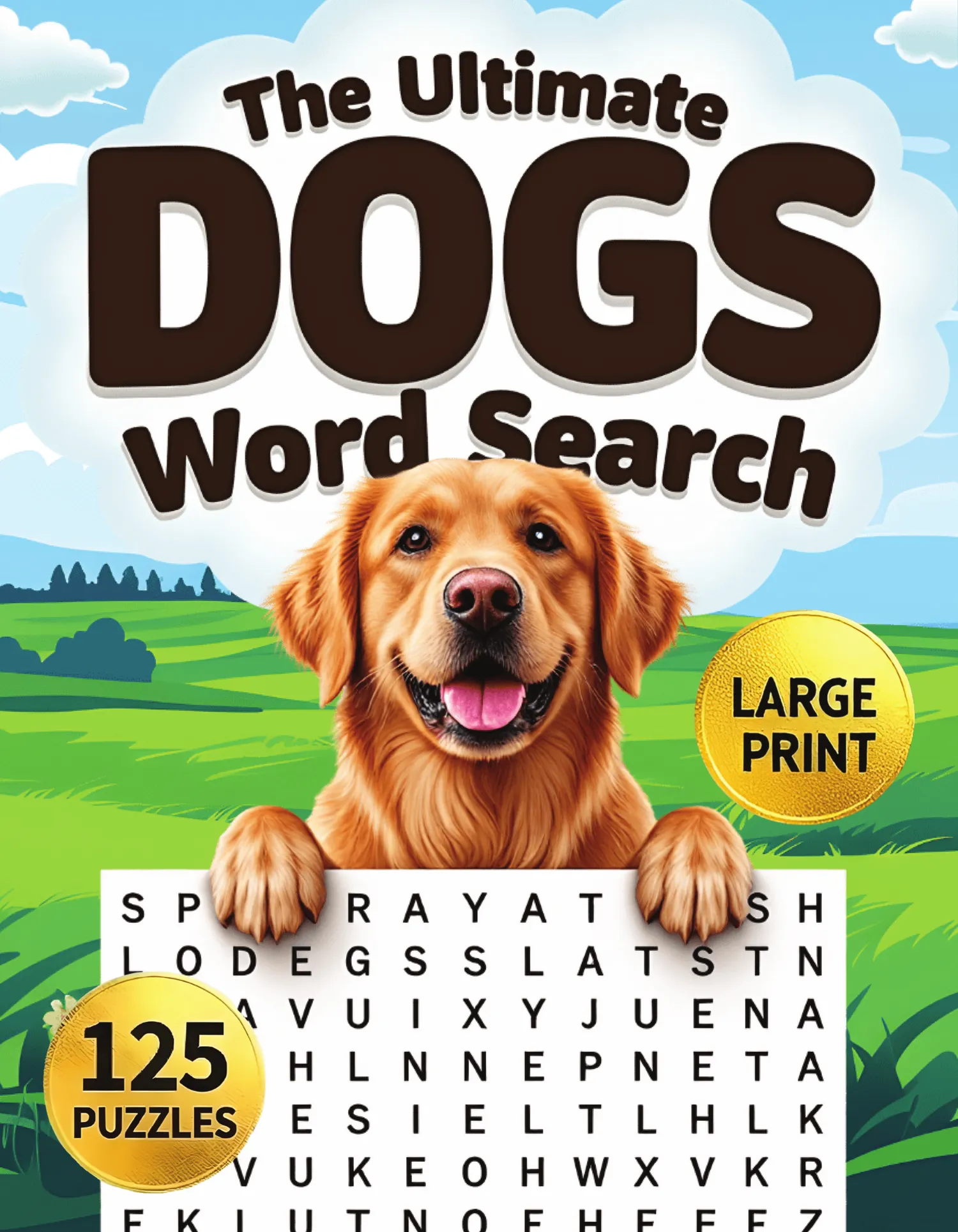 The Ultimate Dogs Word Search cover